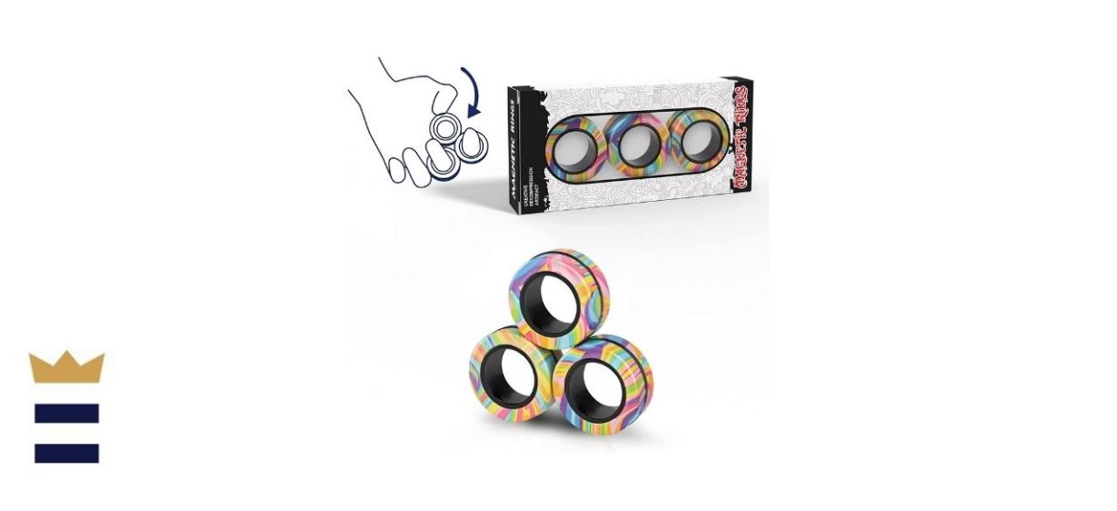 Finger Rock Store Magnetic Rings Fidget Toy Set