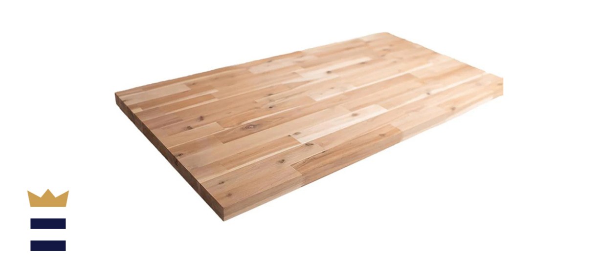 Hardwood Reflections Unfinished Acacia Butcher Block Countertop