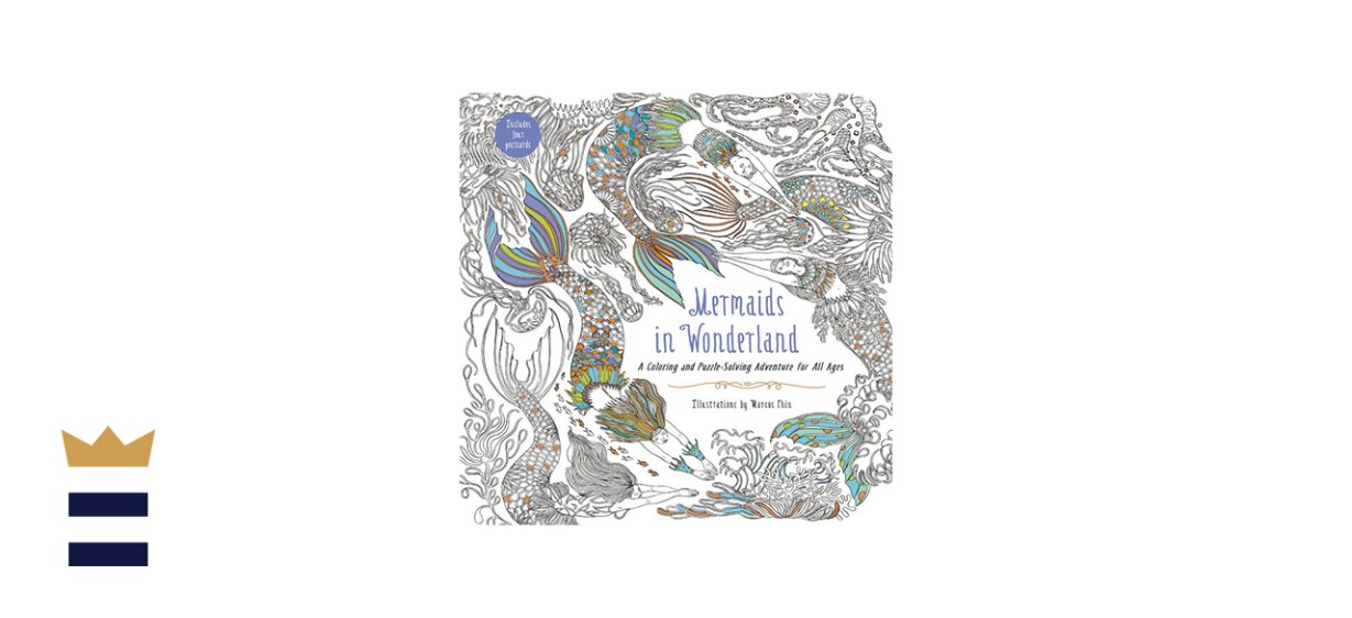 Harper Design “Mermaids in Wonderland: A Coloring and Puzzle-Solving Adventure for All Ages”