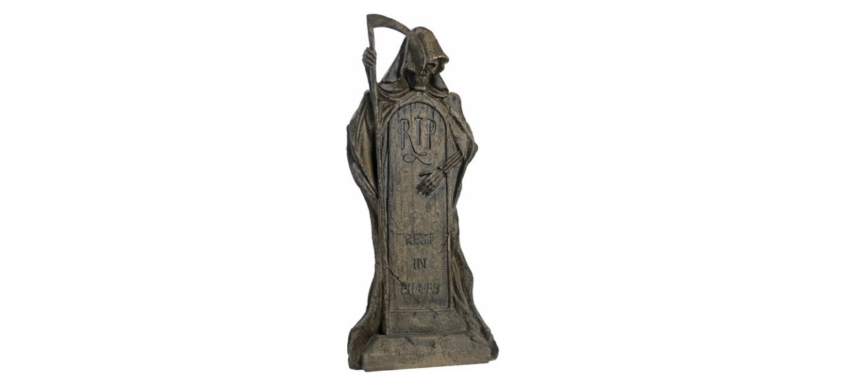 Grim Reaper Halloween Tombstone