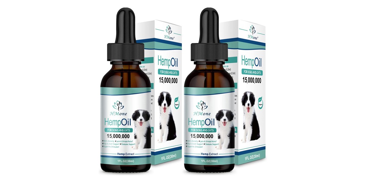 bottle of hemp oil with dropper  top