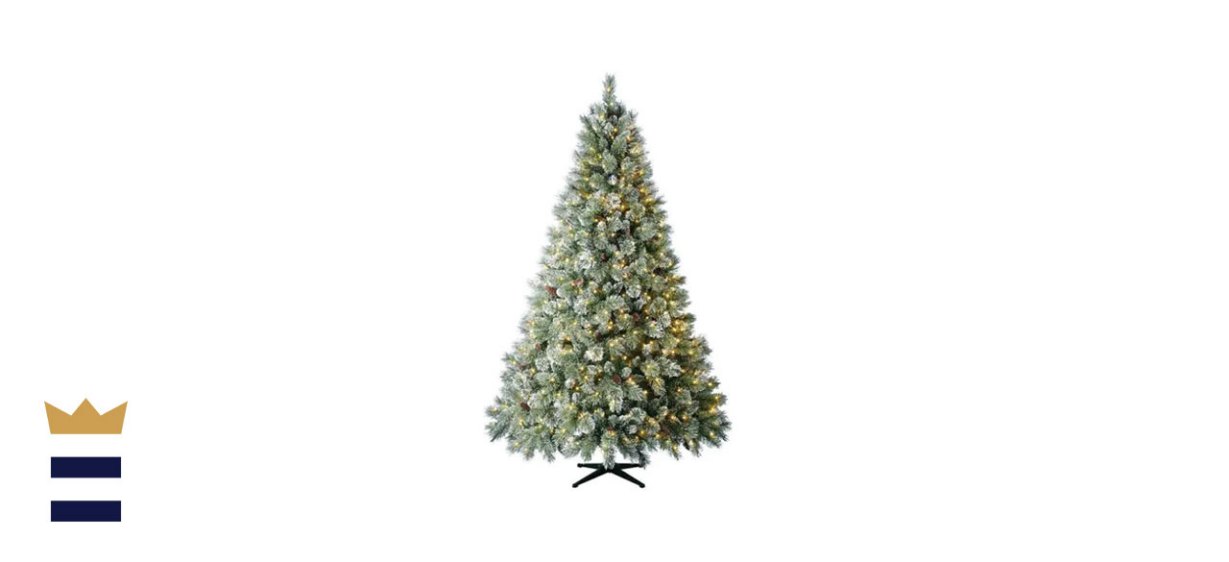 Home Accents Holiday 7.5-Foot Sparkling Amelia Pine LED Prelit Artificial Tree