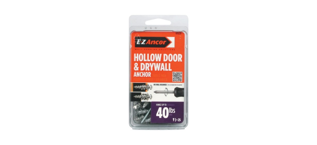 Home-Best E-Z Anchor Hollow Door and Drywall Anchors
