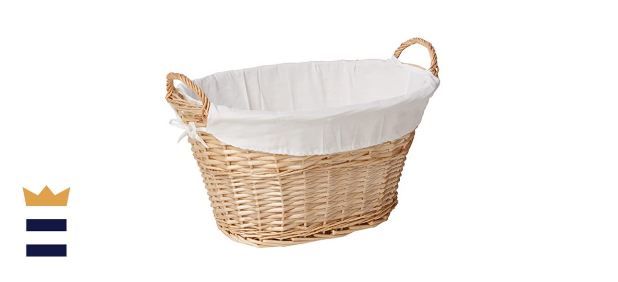 Household Essentials Willow Wicker Laundry Basket