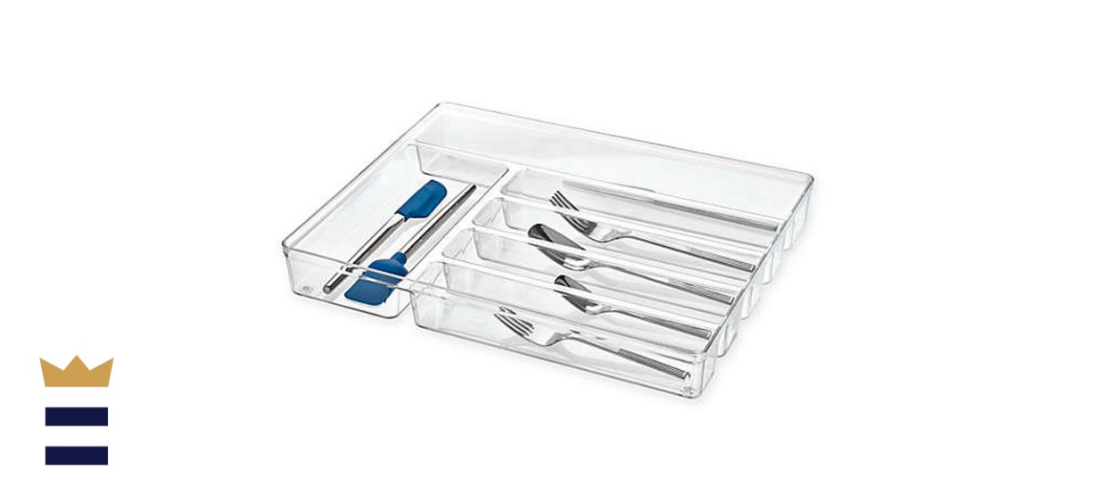 iDesign 6-Compartment Cutlery Drawer Organizer