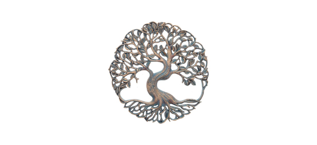 best Thirdshiftfab Enchanting Starry Night Tree of Life Metal Wall Art