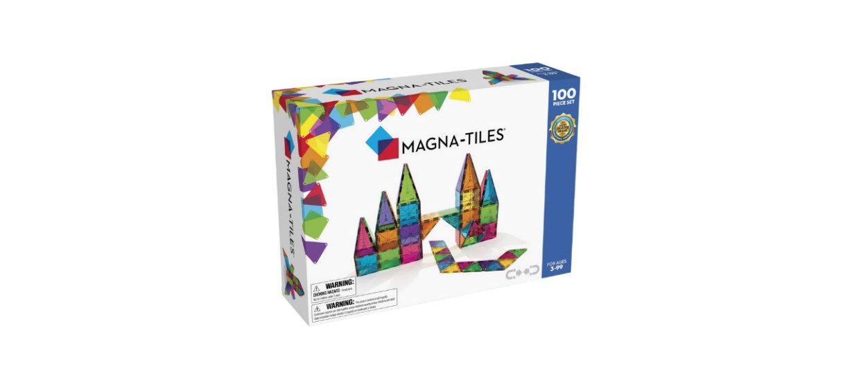 best Magna-Tiles Clear Colors 100-Piece Set