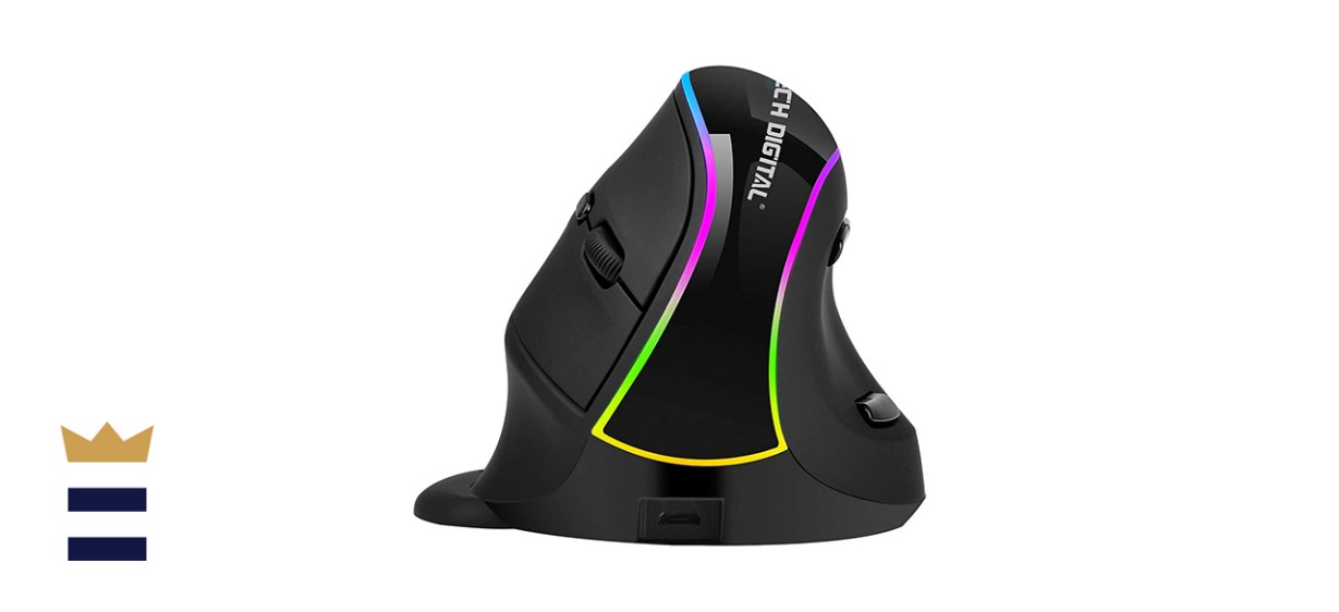 J-Tech Digital V638 Ergonomic Optical Wireless Vertical Mouse with Adjustable DPI