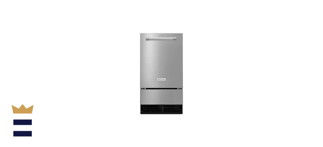 KitchenAid 18 Stainless Steel with PrintShield Finish Automatic Ice Maker
