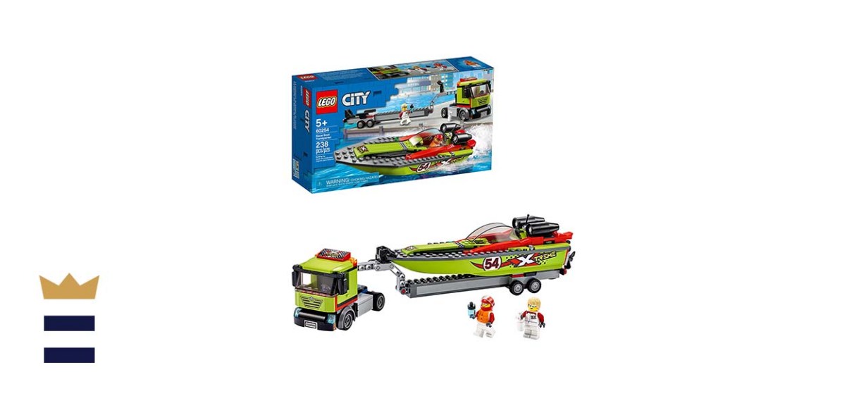 LEGO City Race Boat Transporter