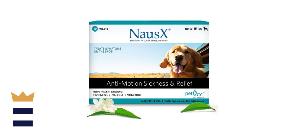 NausX Anti Nausea/Motion Sickness Treatment and Preventative for Dogs