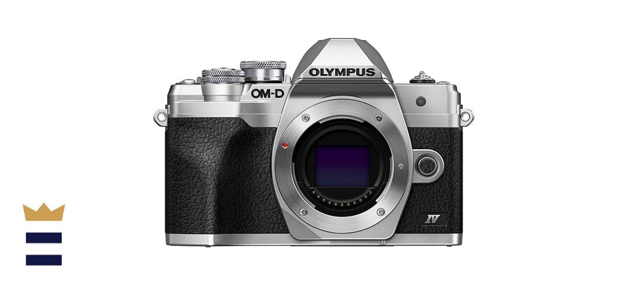 Olympus OM-D E-M10 Mark IV Silver Camera Body