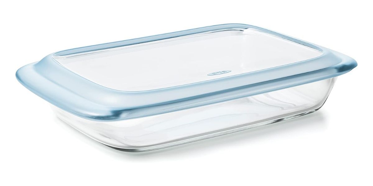 OXO Good Grips Freezer-to-Oven Safe 3 Qt Glass Baking Dish with Lid