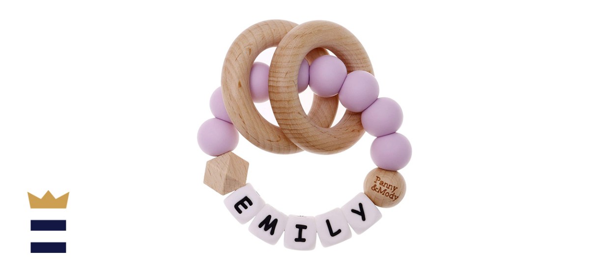 Personalized Grasping Activity Shaker Toy Rattle