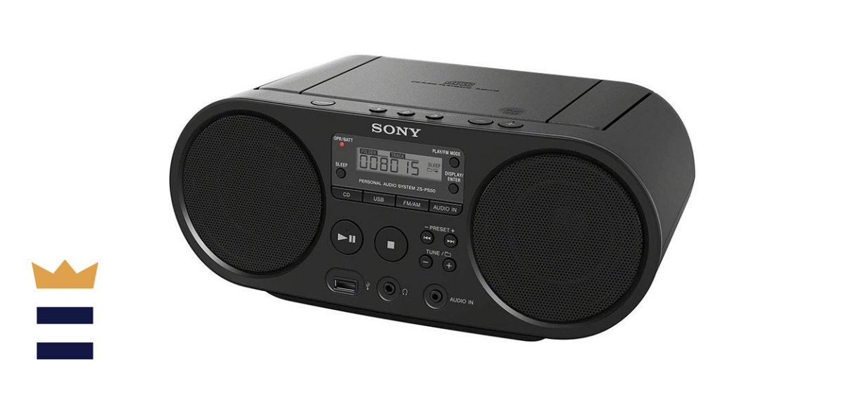 Portable Sony CD Player Boombox
