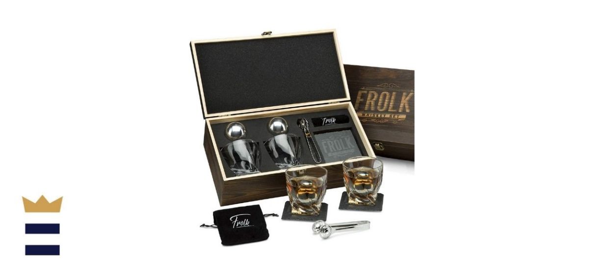 Premium Whiskey Stones Gift Set for Men