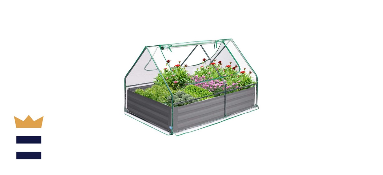 Quictent Raised Garden Bed With Greenhouse Windows