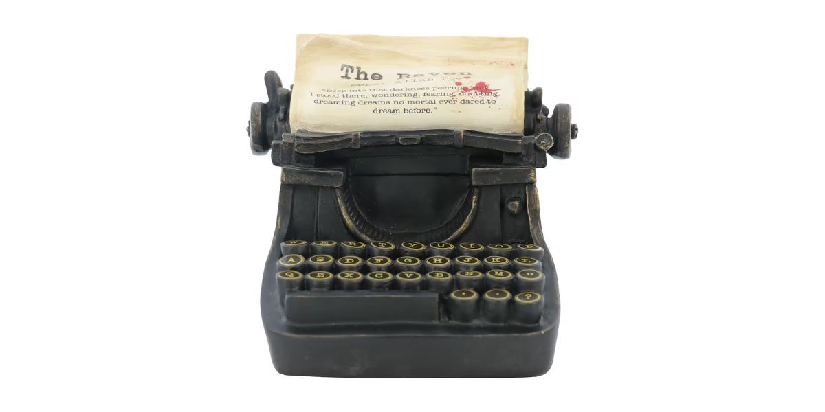 The Raven Typewriter Tabletop Décor