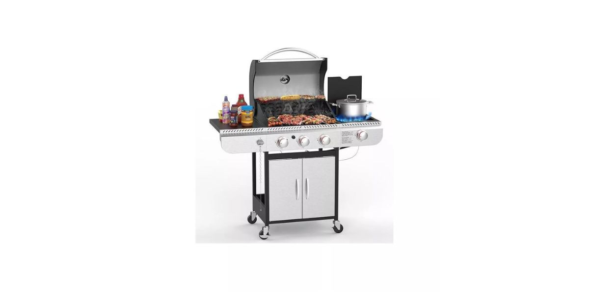 R.W. FLAME BBQ Gas Grill 