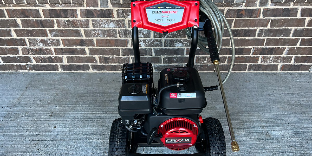 Simpson CM61083 Clean Machines on patio
