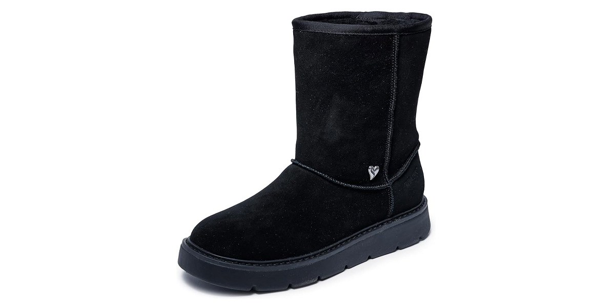 Skechers Women's Uno Wedge - Kickin' Knit Hands Free Slip-ins Boots