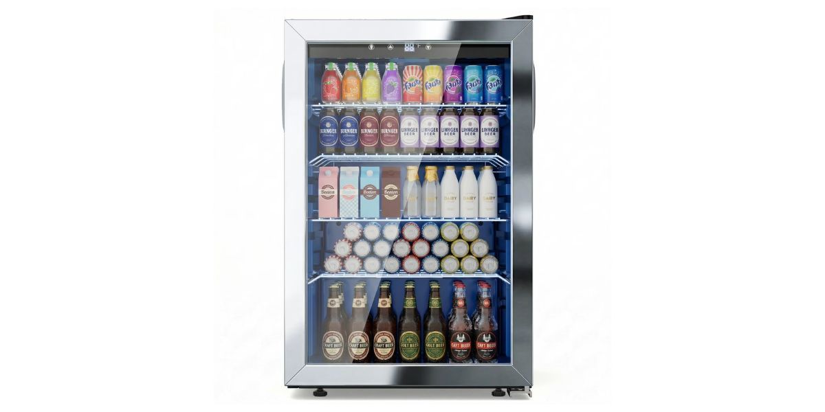 Snowyermine 150 Can Beverage Refrigerator 
