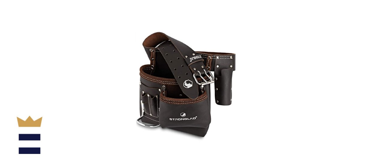 STRONGLAD 5 Pocket Single Side Oil Tanned Leather Tool Belt