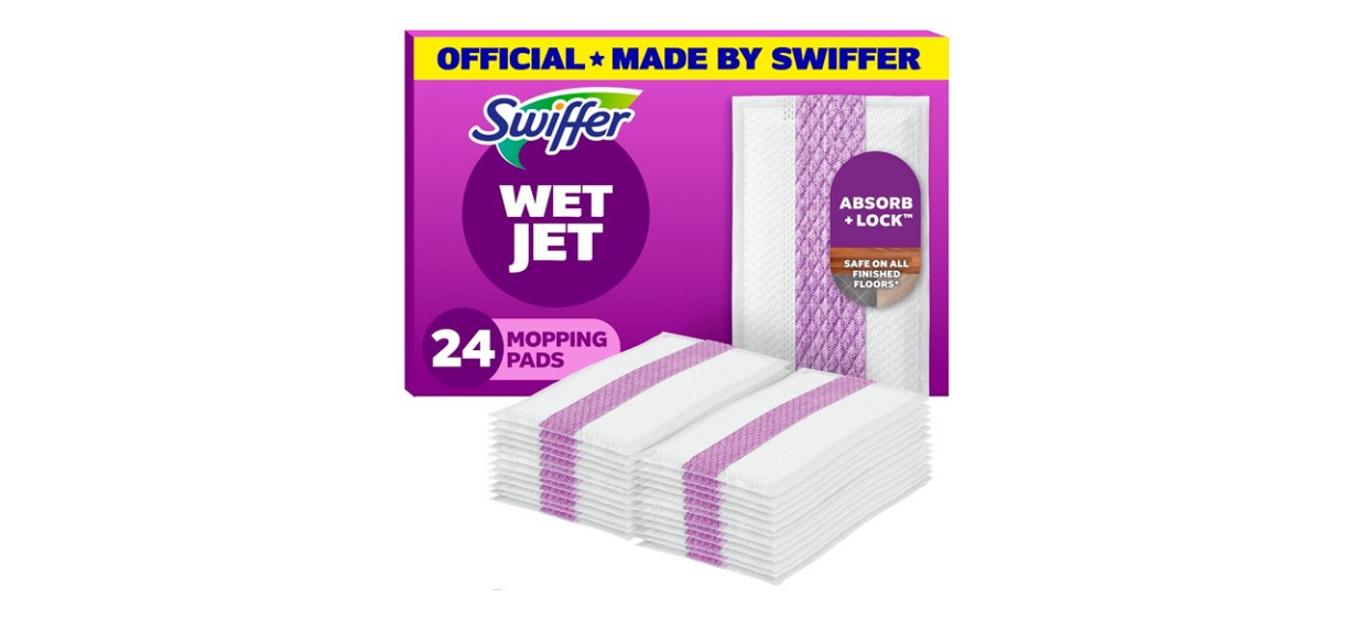Swiffer WetJet Hardwood Floor Cleaner Spray Mop Pad Refill 