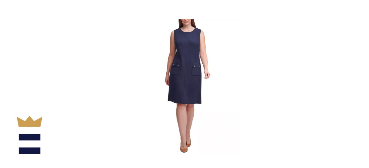 Tommy Hilfiger Plus-Size Scuba A-Line Dress
