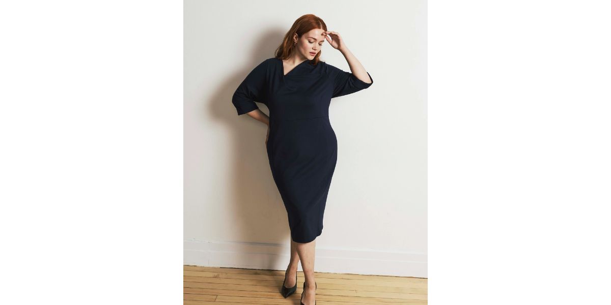 Universal Standard Lando Sculpted Ponte Dress