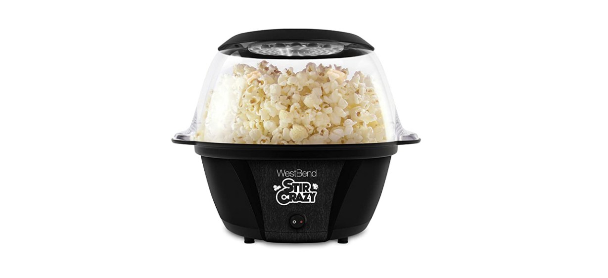 Elite Gourmet Automatic Stirring Popcorn Maker Popper Electric Hot Oil  Popcorn