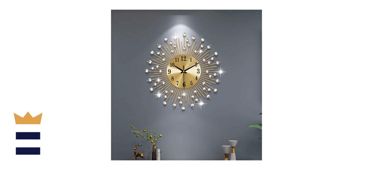 Yiji Decor Gold Clock
