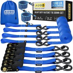 AUGO Ratchet Tie-Down Straps