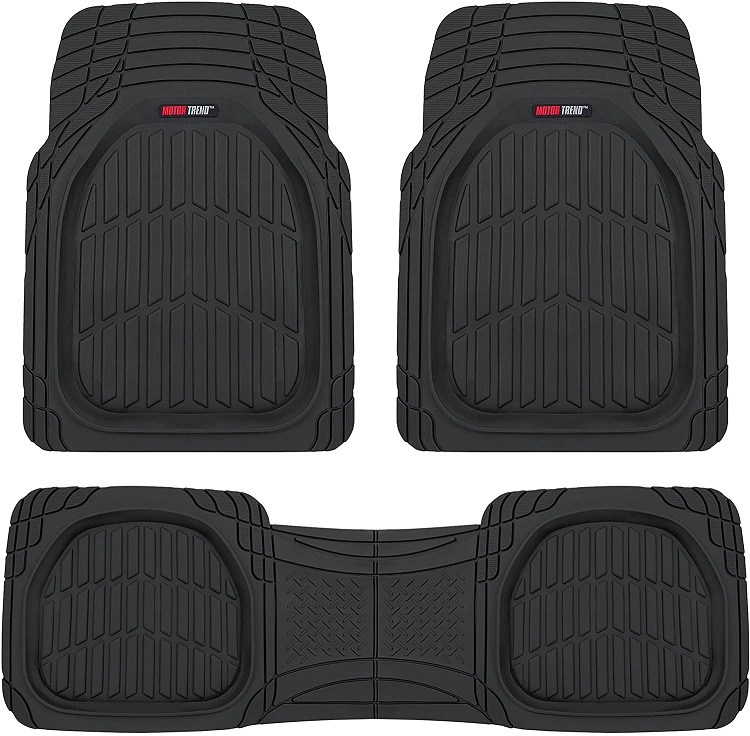 Motor Trend Heavy Duty All-Weather Maximum Protection Car Floor Mat
