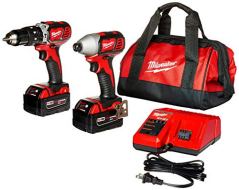 Milwaukee 2697-22 M18 18-Volt 1/2" 2-tool Combo Kit