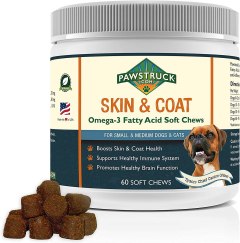 Pawstruck Natural Omega 3 Fish Oil for Dogs