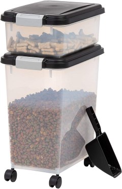 IRIS USA, Inc. 3-Piece Airtight Pet Food Container Combo