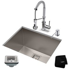 Kraus Single Bowl Stainless Steel Laundry and Utility Sink