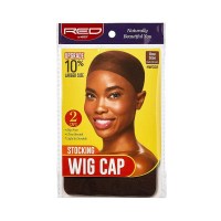 Red by Kiss Stocking Wig Cap 2-Pack