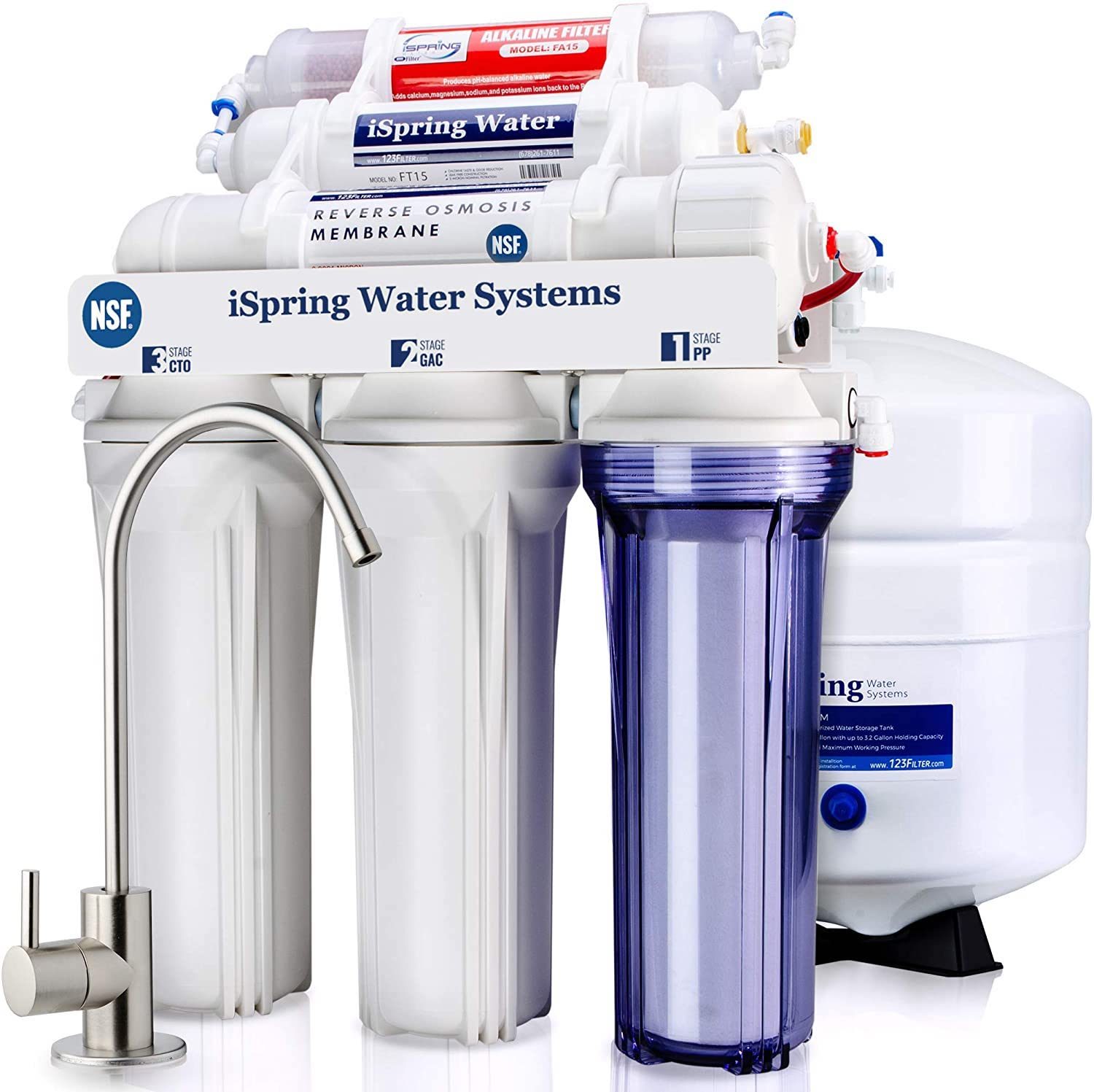 iSpring RCC7AK Under-Sink Water Filter System