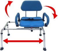Platinum Health Carousel Sliding Transfer Bench with Swivel Seat