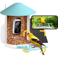 NETVUE by AI  Smart Feeder with Camera Solar Powered