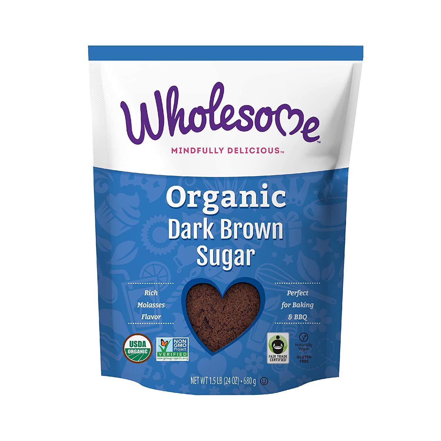 Wholesome Organic Dark Brown Sugar