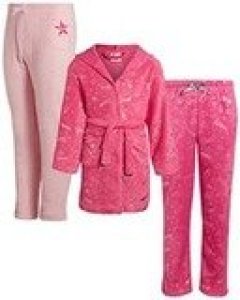 Diesel Plush Robe and Lounge Pants Set