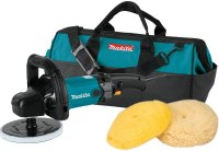 Makita 9237CX3 7" Variable Speed Polisher-Sander with Polishing Kit
