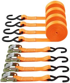 JCHL Tie-Down Cam Straps with S-Hooks