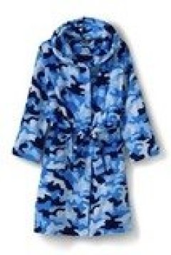 Lands' End Hooded Fleece Robe