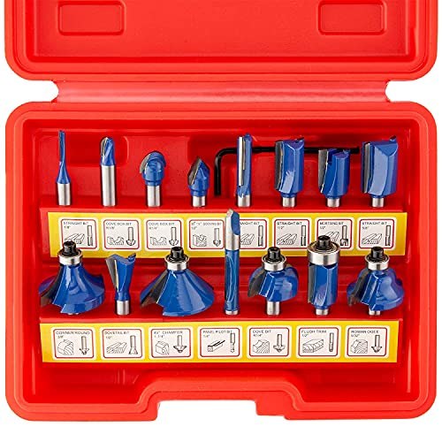 Hiltex Router Bits, 15-Piece Set
