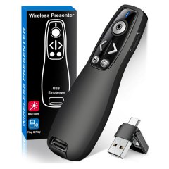 ELISWEEN Wireless Presenter Remote with Volume Control