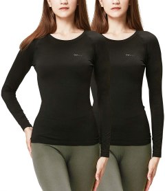 DEVOPS Women's 2 Pack Compression Baselayer Tops